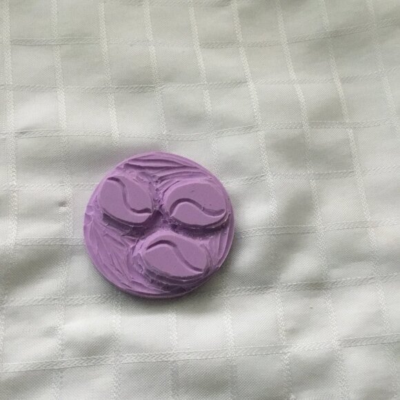 Two sides hand made rubber stamp - Picture 1 of 4